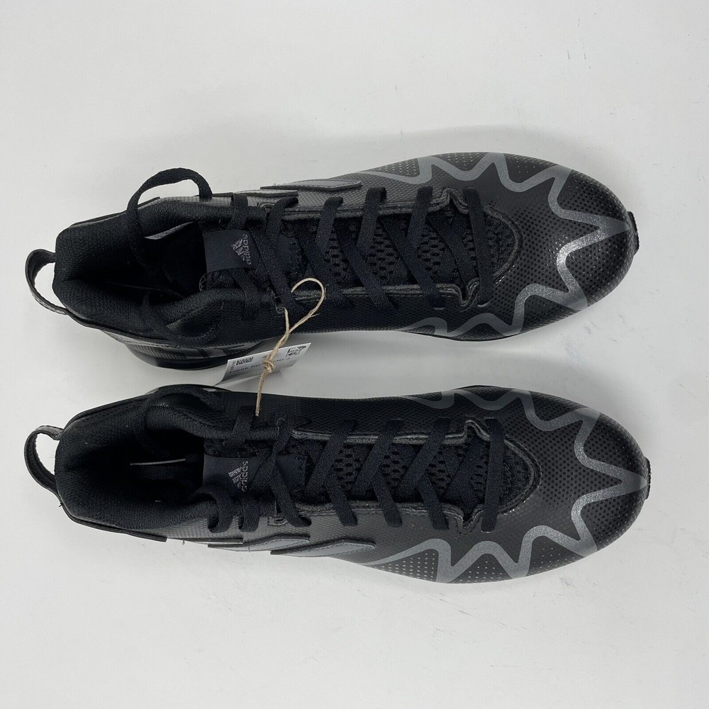 Adidas Kids Freak Spark Mid Football Cleats Core Black Metallic Size Youth 6 - Picture 6 of 9